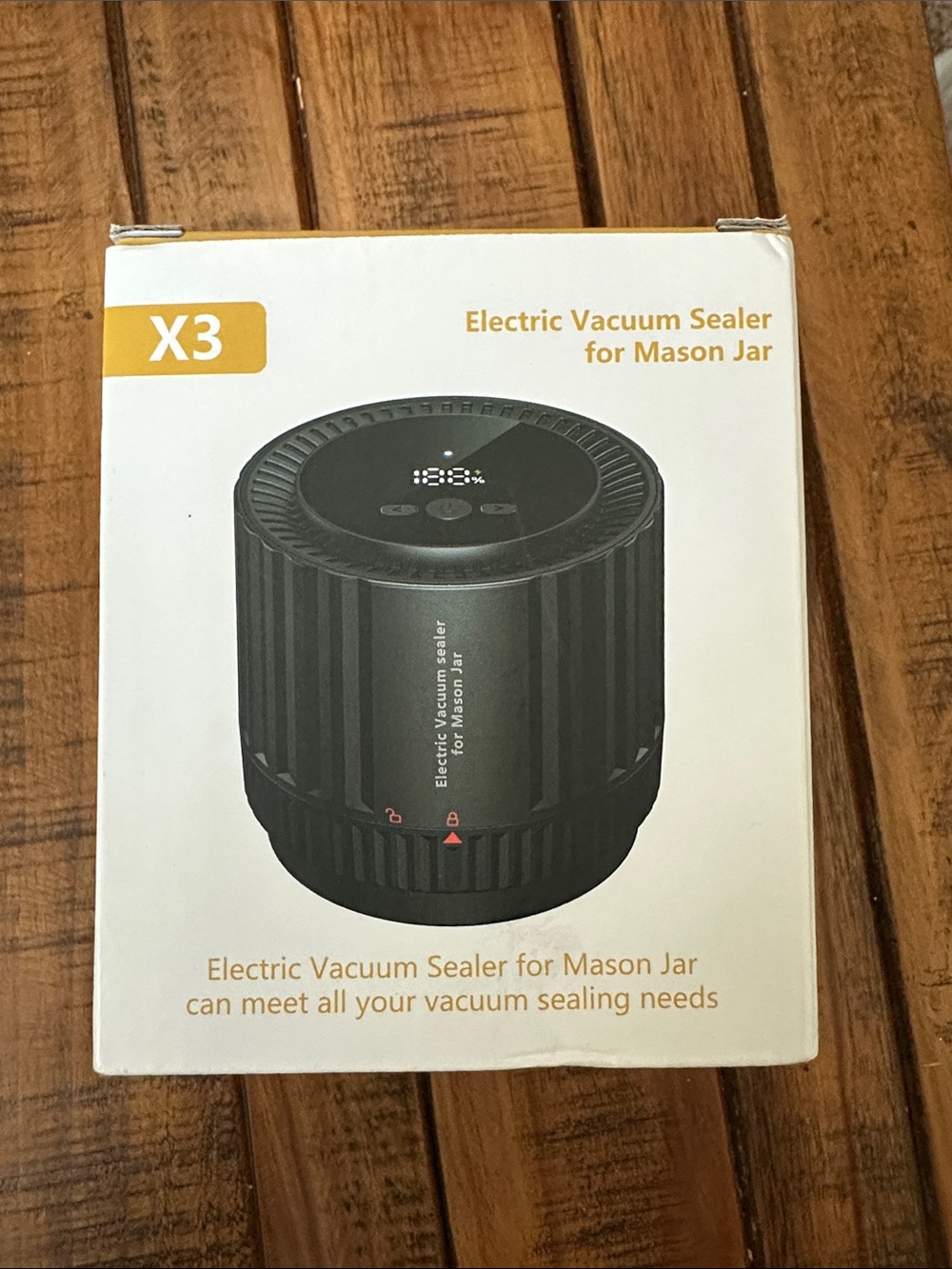 Electric Vacuum Sealer for Mason Jar